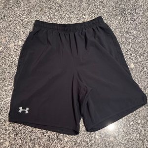 Under Armour Men’s Linerless Running Shorts Black Size M NWOT